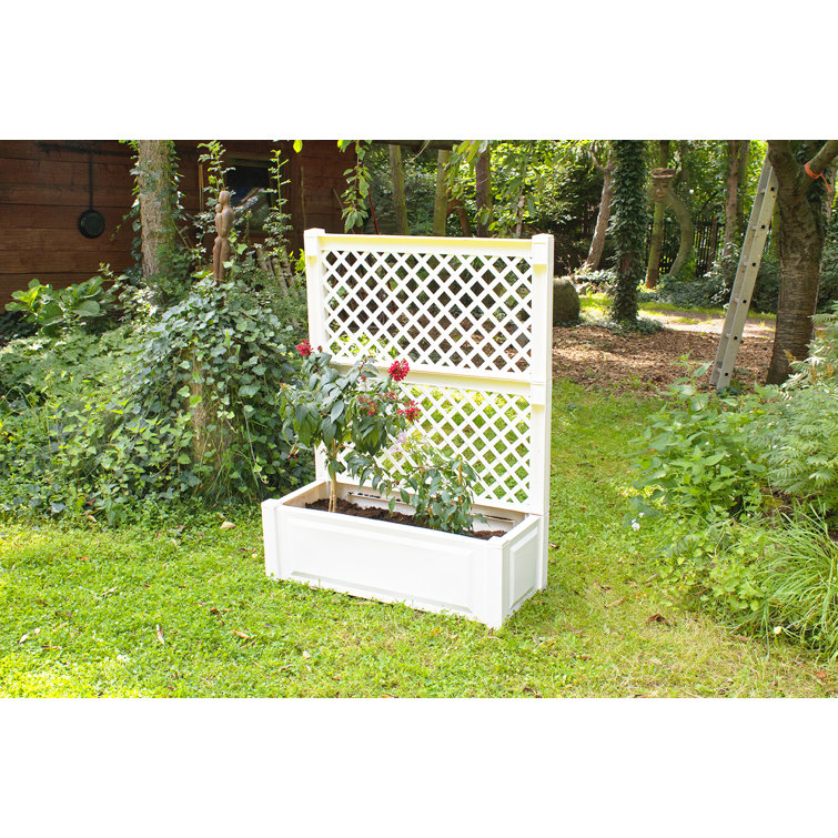 KHW Plastic Planter Box with Trellis & Reviews Wayfair.co.uk